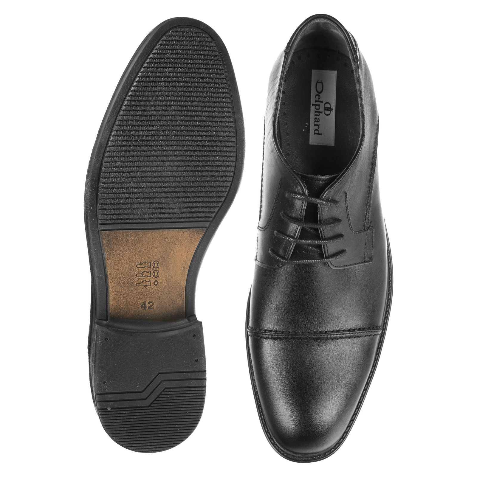 کفش مردانه دلفارد مدل 7219c503-101 - مشکی - 6