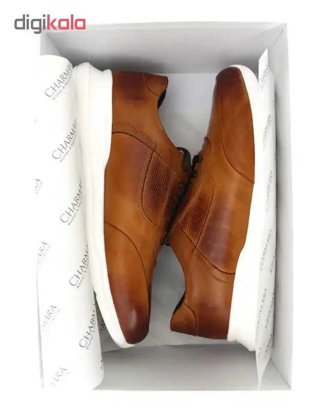 کفش روزمره مردانه چرم آرا کد sh003 as