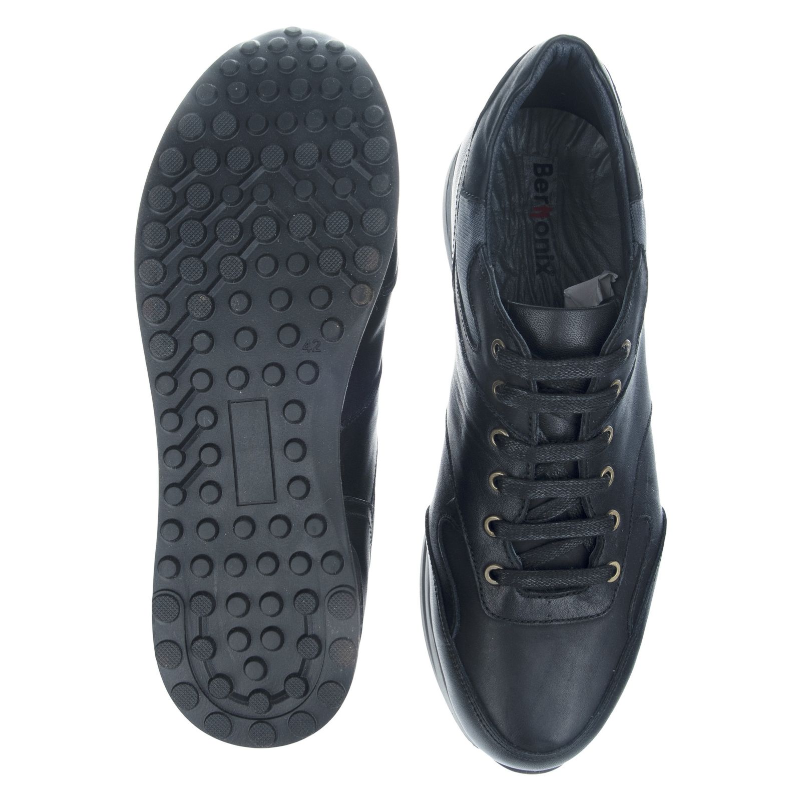 کفش روزمره مردانه برتونیکس مدل KH50332-27 - مشکی - 6