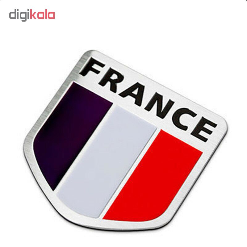 آرم خودرو طرح پرچم فرانسه مدل dan604