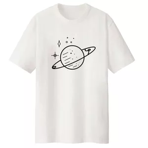 تی شرت لانگ آستین کوتاه  زنانه مدل سیاره  کد LL144 S