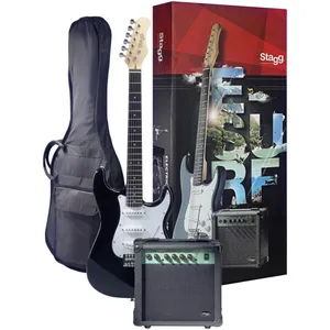 پکیج گیتار الکتریک استگ مدل  E SURF 250 BK