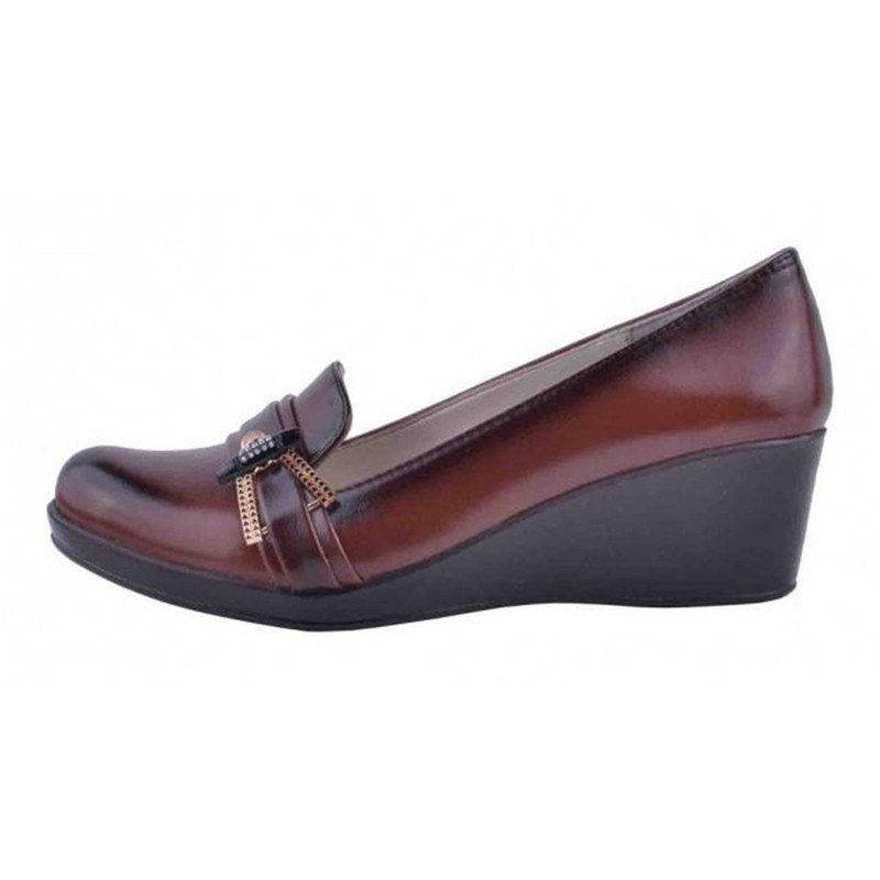 کفش چرم لژدار  زنانه آریوان مدل ARZ519A