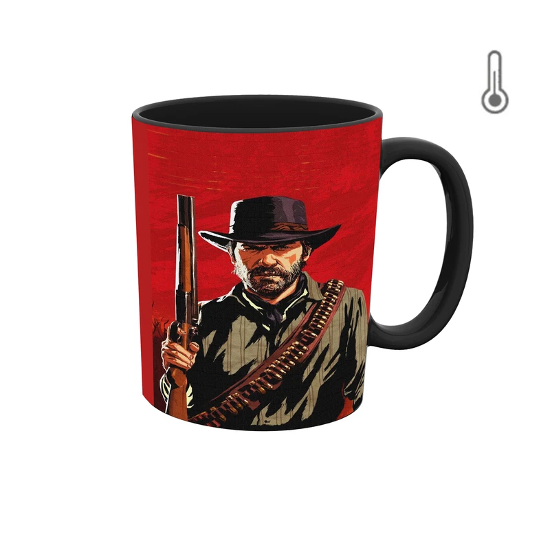 ماگ حرارتی طرح بازی رد دد 2 RED DEAD