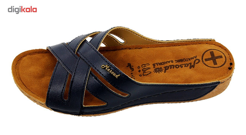 صندل زنانه مسعود مدل 2201 سرمه ای