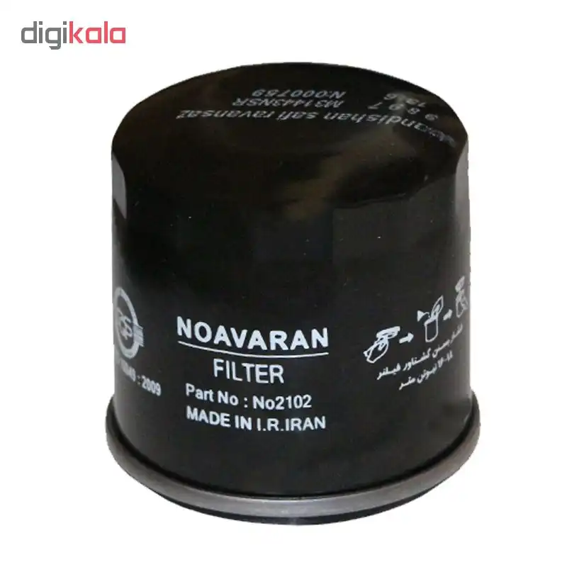 فیلتر روغن خودرو نوآوران مدل P2102 مناسب برای گروه پراید