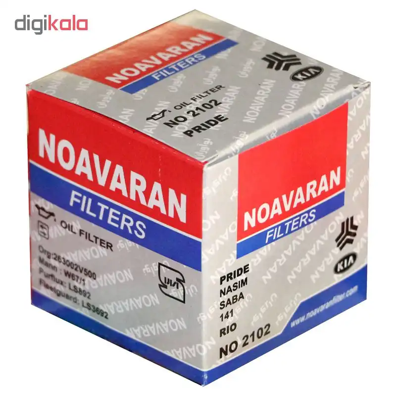 فیلتر روغن خودرو نوآوران مدل P2102 مناسب برای گروه پراید