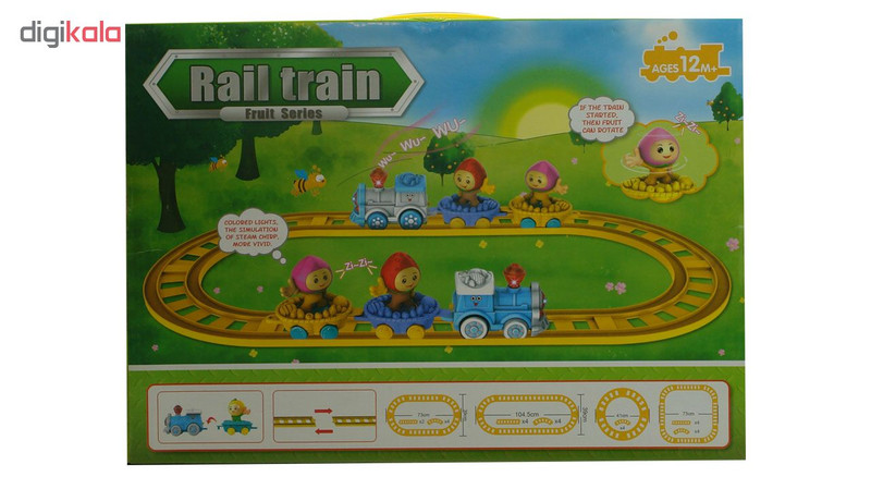 قطار اسباب بازی شنگ چوان مدل Fruit