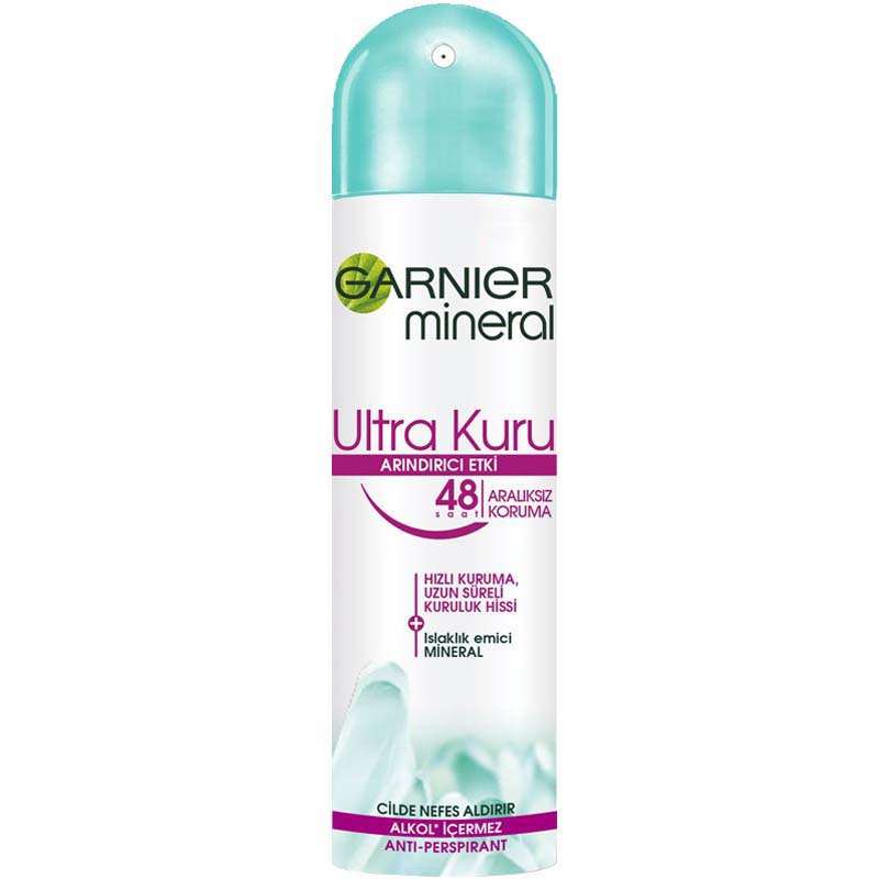 اسپری ضد تعریق زنانه گارنیه مدل Ultra Kuru حجم 150 میلی لیتر