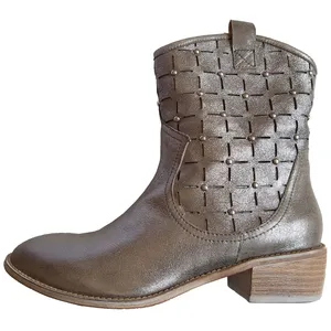 نیم بوت زنانه یومی مدل COWBOY  کد CY 1474