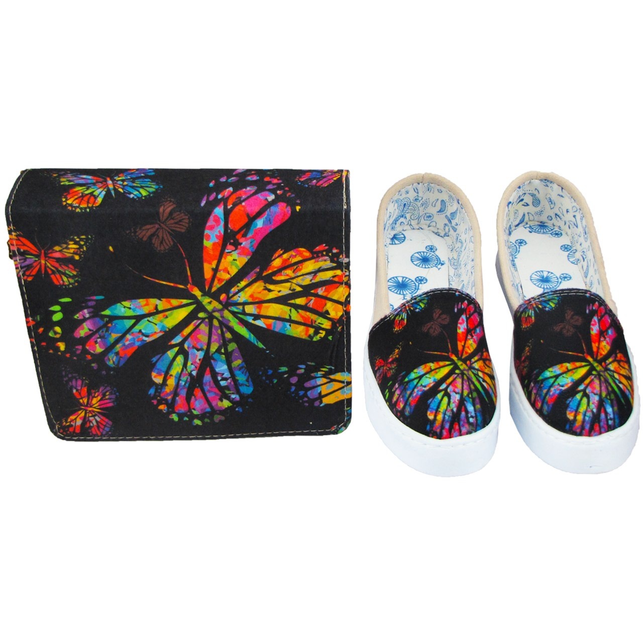 ست کیف و کفش مدل پروانه Butterfly