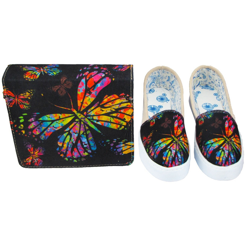 ست کیف و کفش مدل پروانه Butterfly