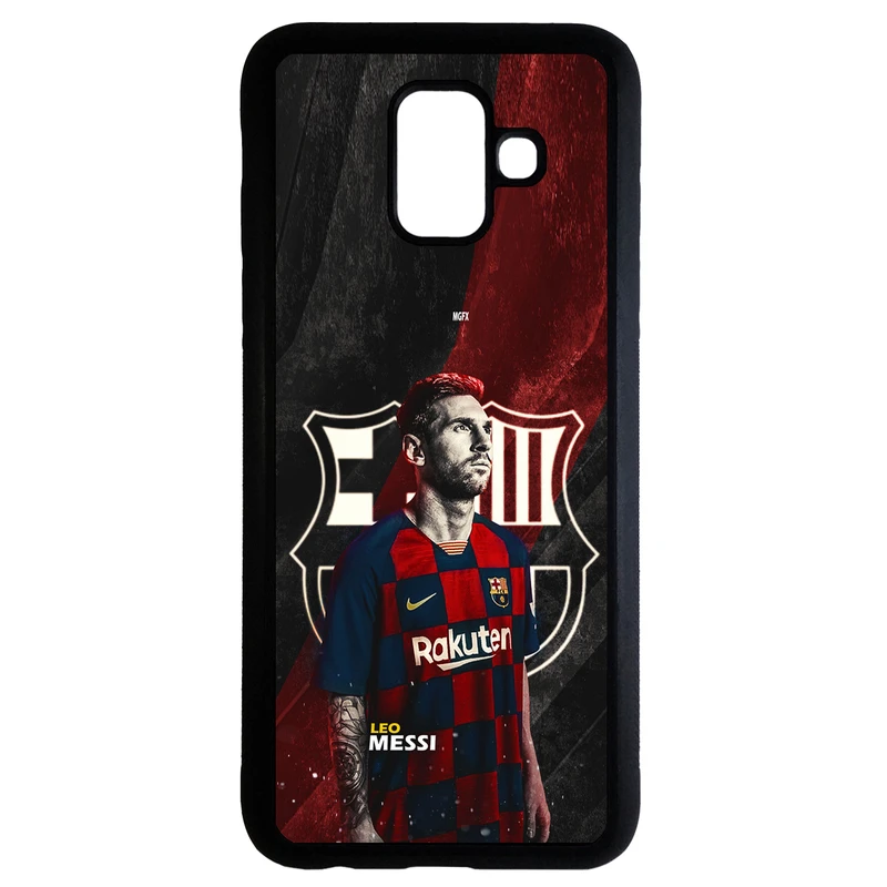 کاور طرح لیونل مسی کد 1105340 مناسب برای گوشی موبایل سامسونگ galaxy a6 plus 2018