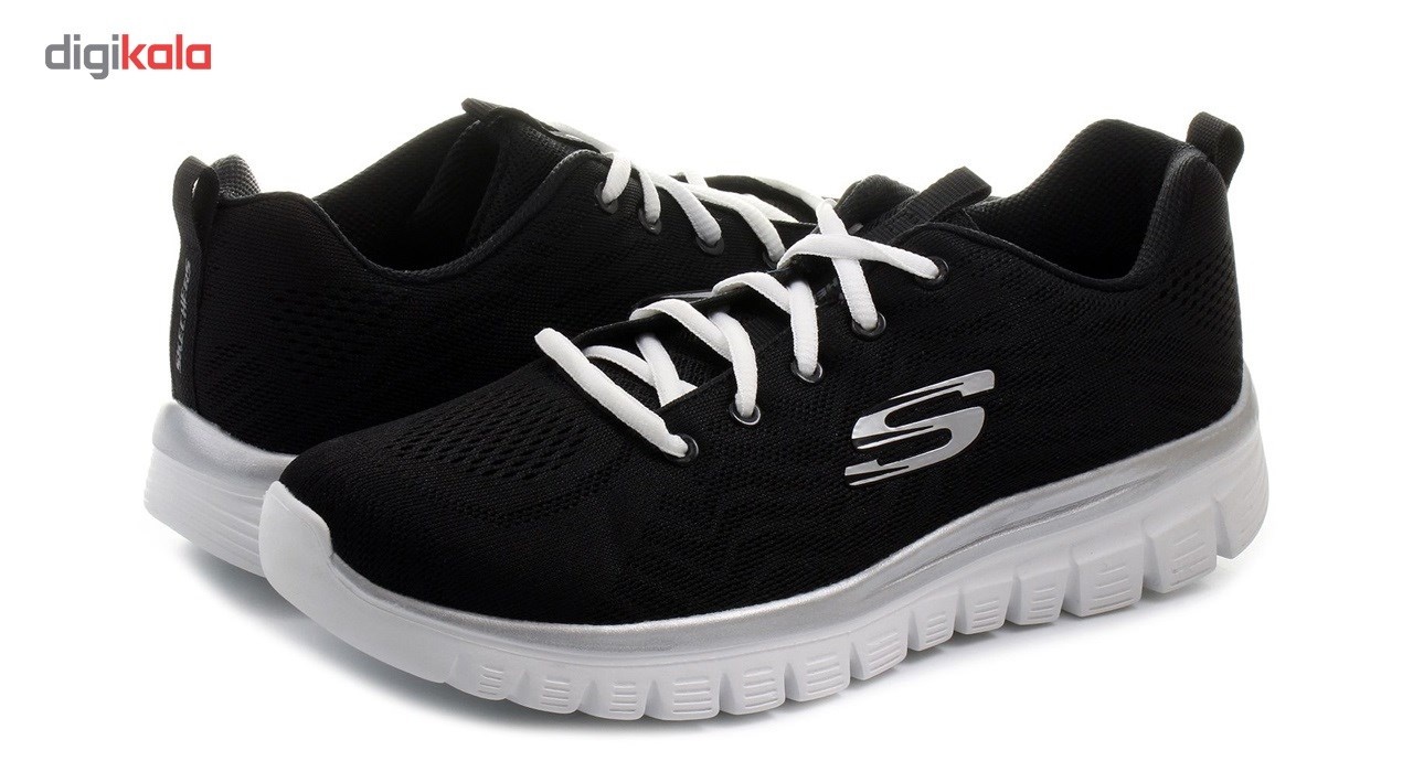 کفش مخصوص دویدن زنانه اسکچرز مدلMIRACLE 12615BKW