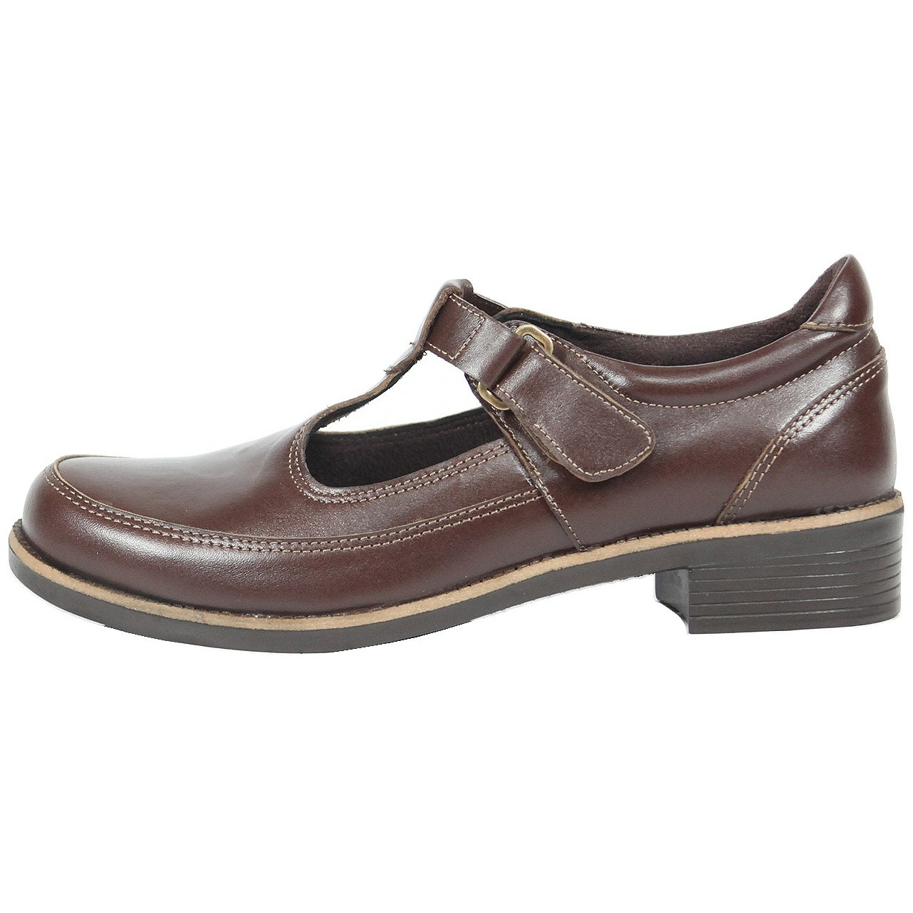 کفش زنانه چرم چهل ستون کد 407Br