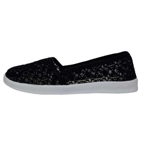 کفش راحتی تابستانه زنانه لاماسو مدل Gipoor blck01