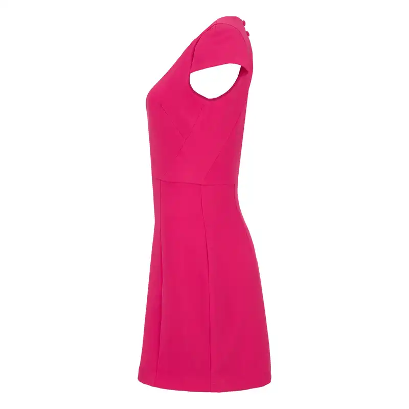 پیراهن زنانه سرژه مدل 205460 رنگ سرخابی