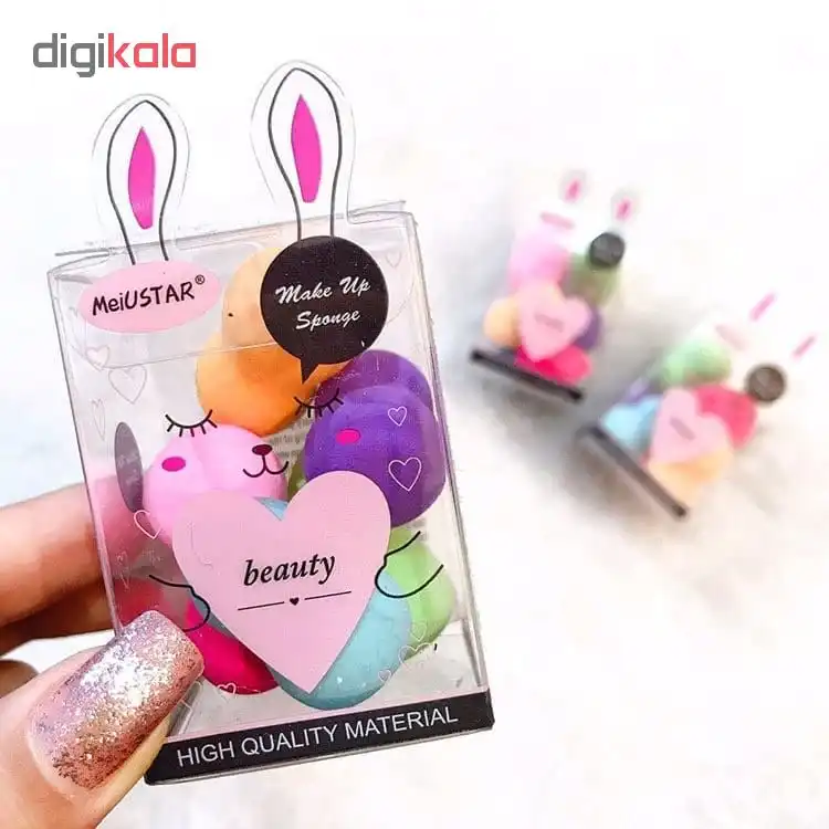 پد آرایشی میو استار کد 1 مجموعه 6 عددی