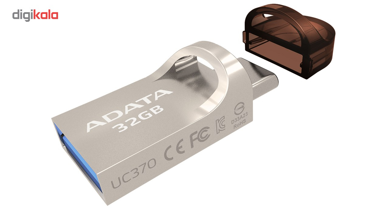 فلش مموری OTG ای دیتا مدل UC370 ظرفیت 32 گیگابایت