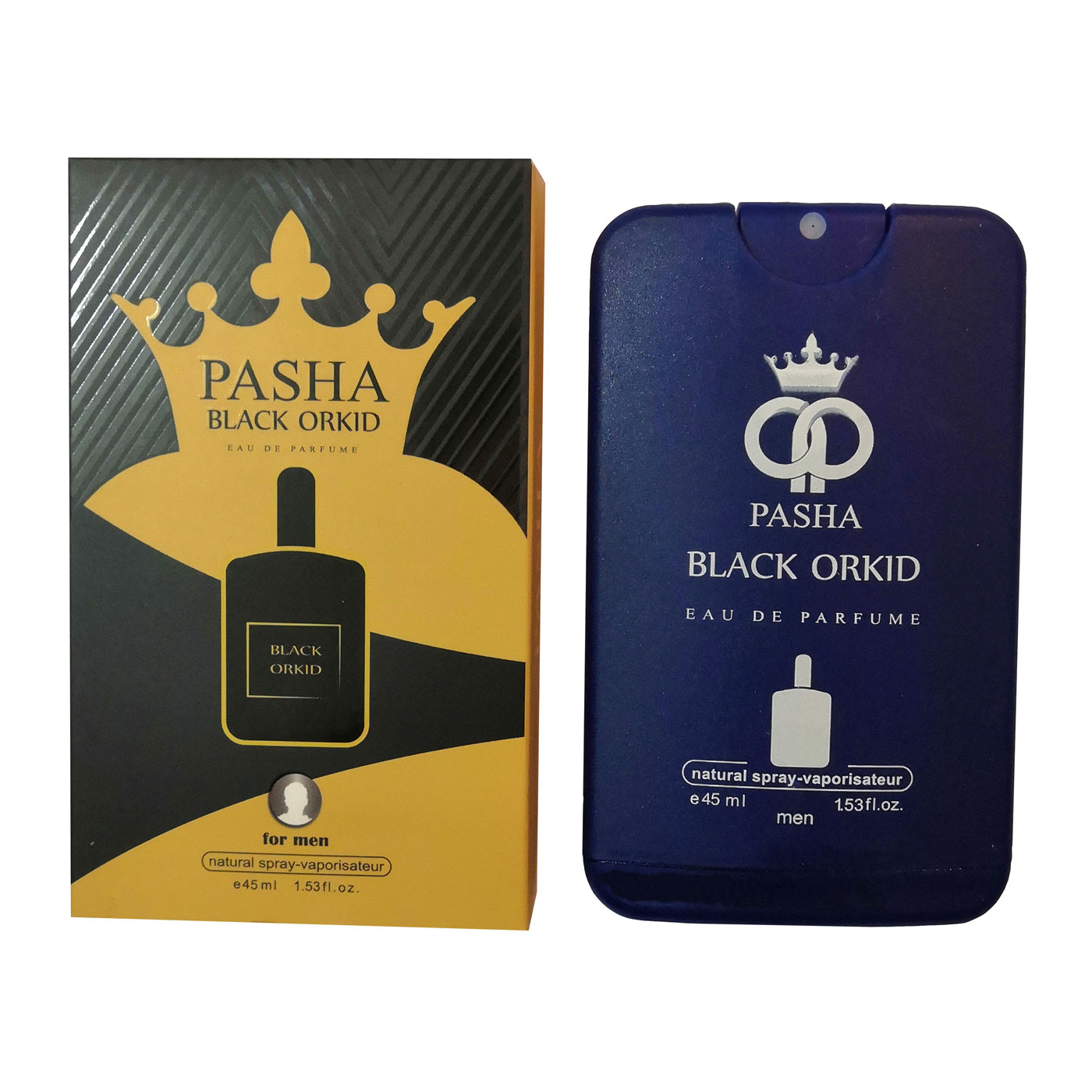 عطر جیبی مردانه پاشا مدل Black Orkid حجم 45 میلی لیتر