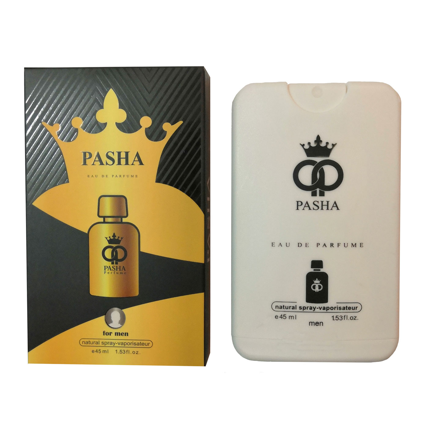 عطر جیبی مردانه پاشا مدل Molecules حجم 45 میلی لیتر