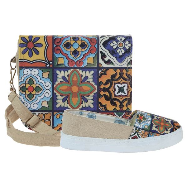 ست کیف و کفش طرح سنتی