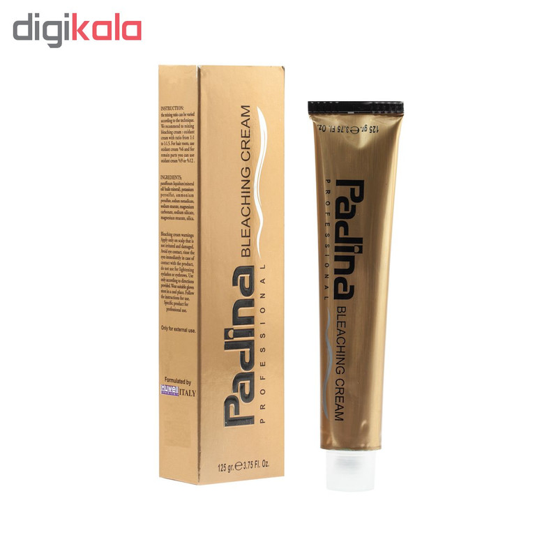 کرم بی رنگ کننده مو پادینا مدل B-125 وزن 125 گرم