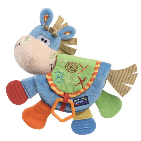عروسک کتابچهای پلی گرو مدل Blue Donkey عروسک کتابچهای پلی گرو مدل Blue Donkey