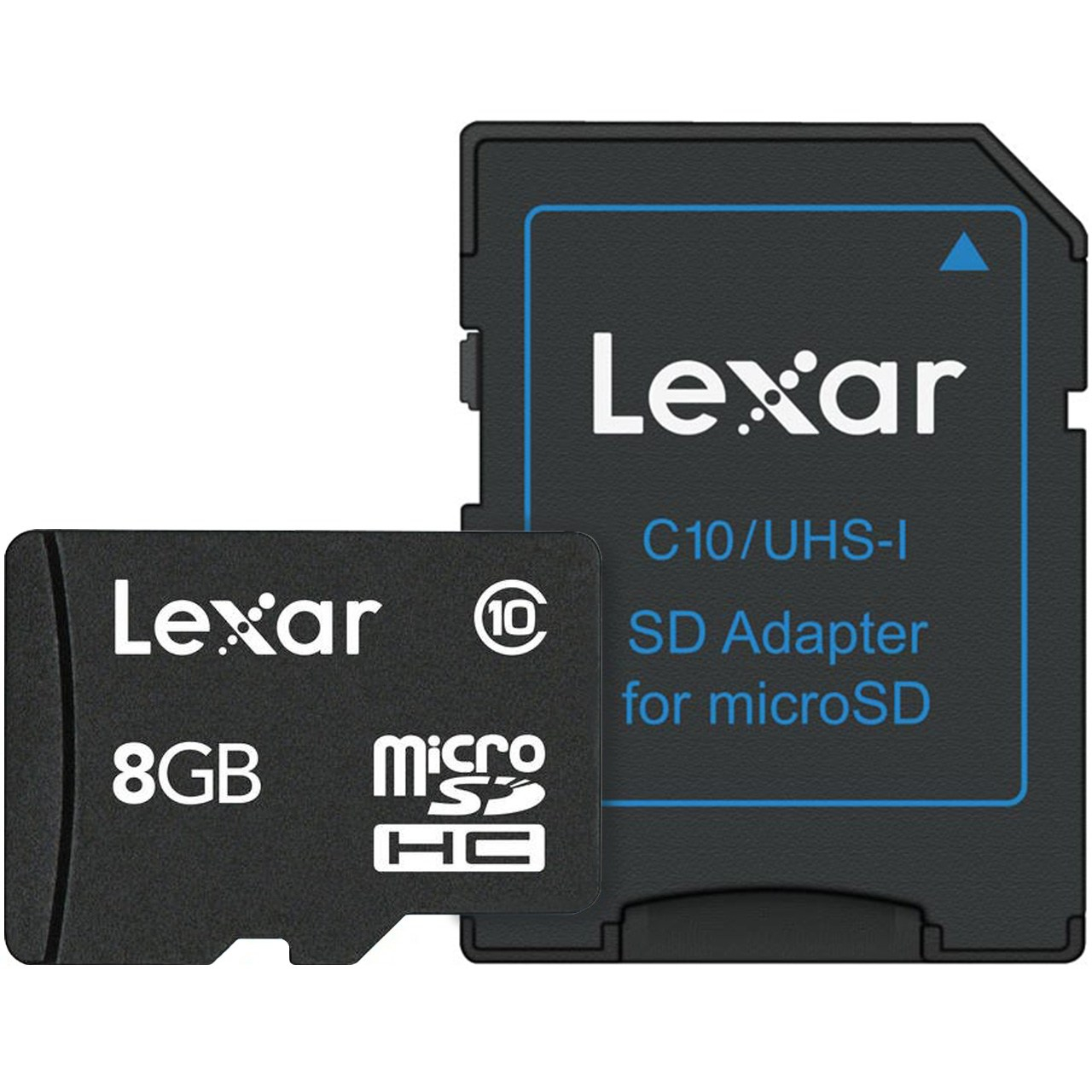 کارت حافظه microSDHC لکسار مدل Mobile کلاس 10 به همراه آداپتور SD ظرفیت 8 گیگابایت