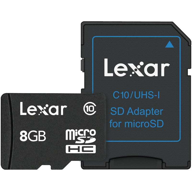 کارت حافظه microSDHC لکسار مدل Mobile کلاس 10 به همراه آداپتور SD ظرفیت 8 گیگابایت کارت حافظه microSDHC لکسار مدل Mobile کلاس 10 به همراه آداپتور SD ظرفیت 8 گیگابایت