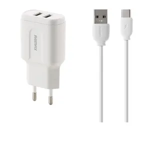 شارژر دیواری ریمکس مدل RP-U22a به همراه کابل تبدیل USB-C