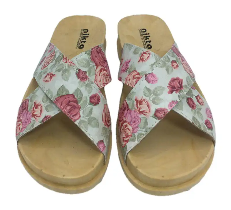 صندل زنانه نیکتا مدل 014 گل رز کد 06010