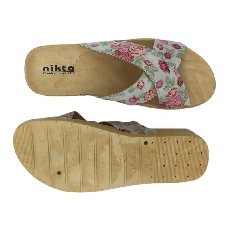 صندل زنانه نیکتا مدل 014 گل رز کد 06010