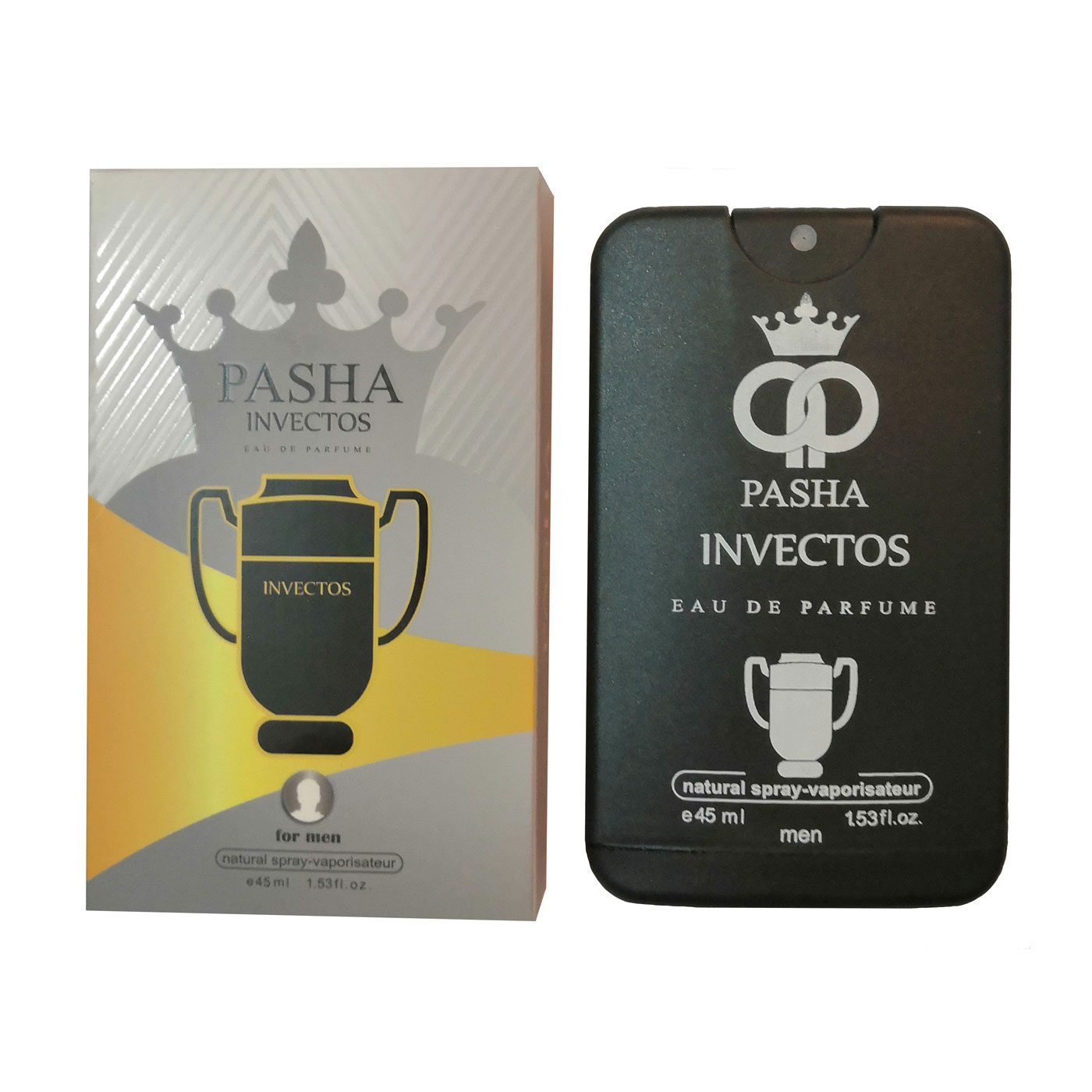 عطر جیبی مردانه پاشا مدل Invectos حجم 45 میلی لیتر