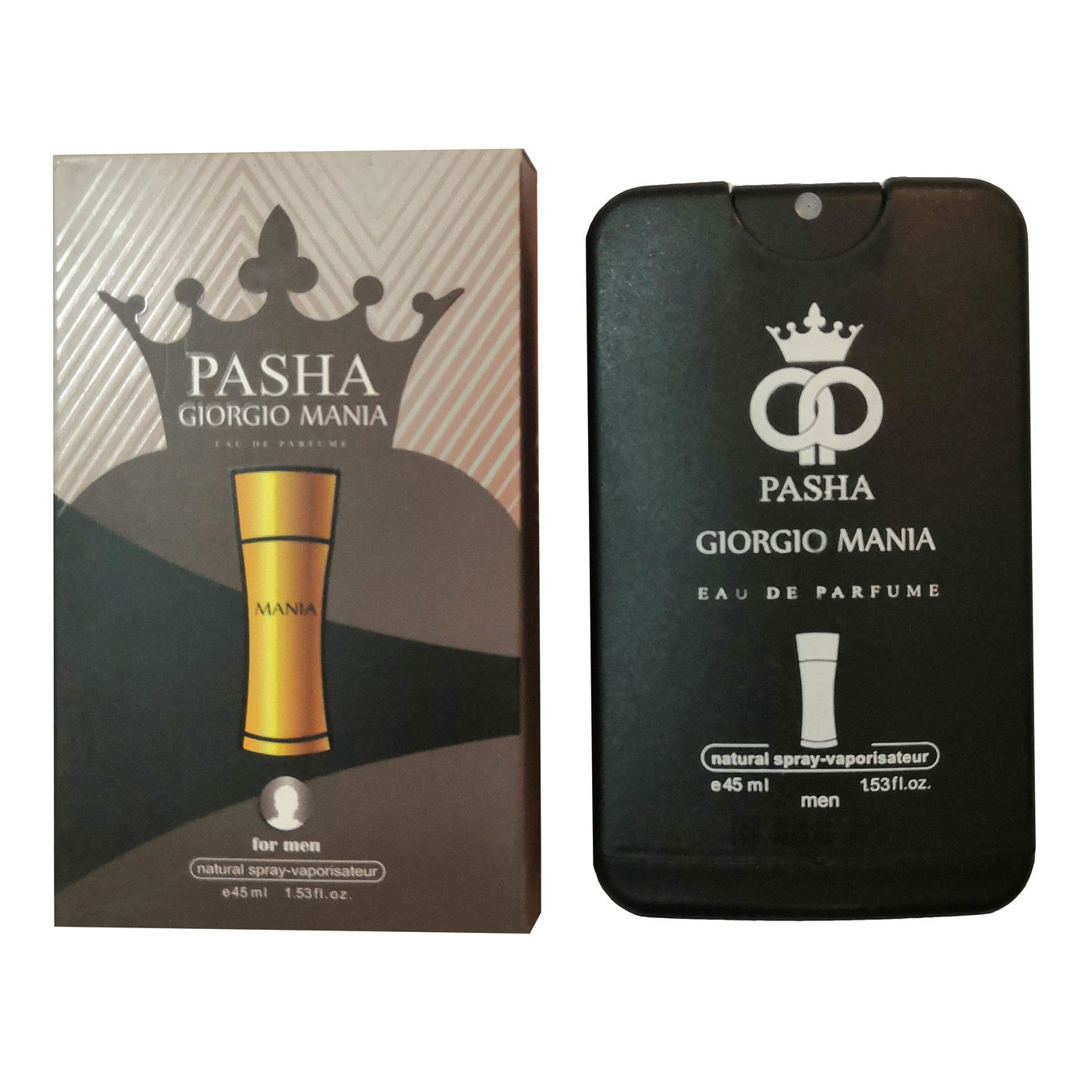 عطر جیبی مردانه پاشا مدل Giorgio Mania حجم 45 میلی لیتر