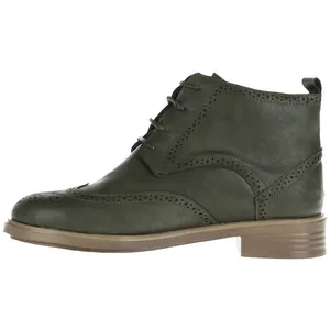 نیم بوت زنانه طرح هشترگ رنگ سبز