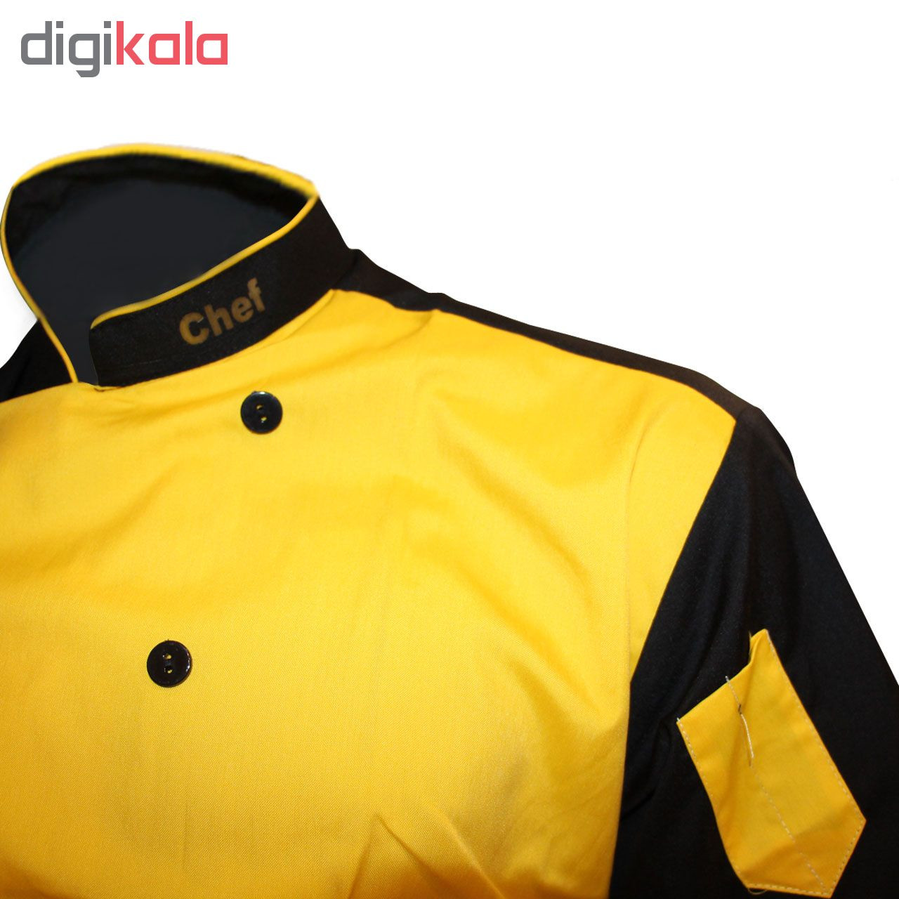لباس کار مدل چف CHEF IGD رنگ زرد
