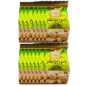 ویفر لقمه ای موزی نادری مقدار 80 گرم بسته 14 عددی 