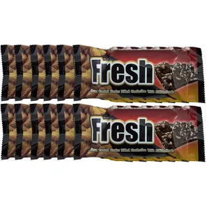 ویفر شکلاتی با مغز بادام شیرین تک - 50 گرم بسته 12 عددی