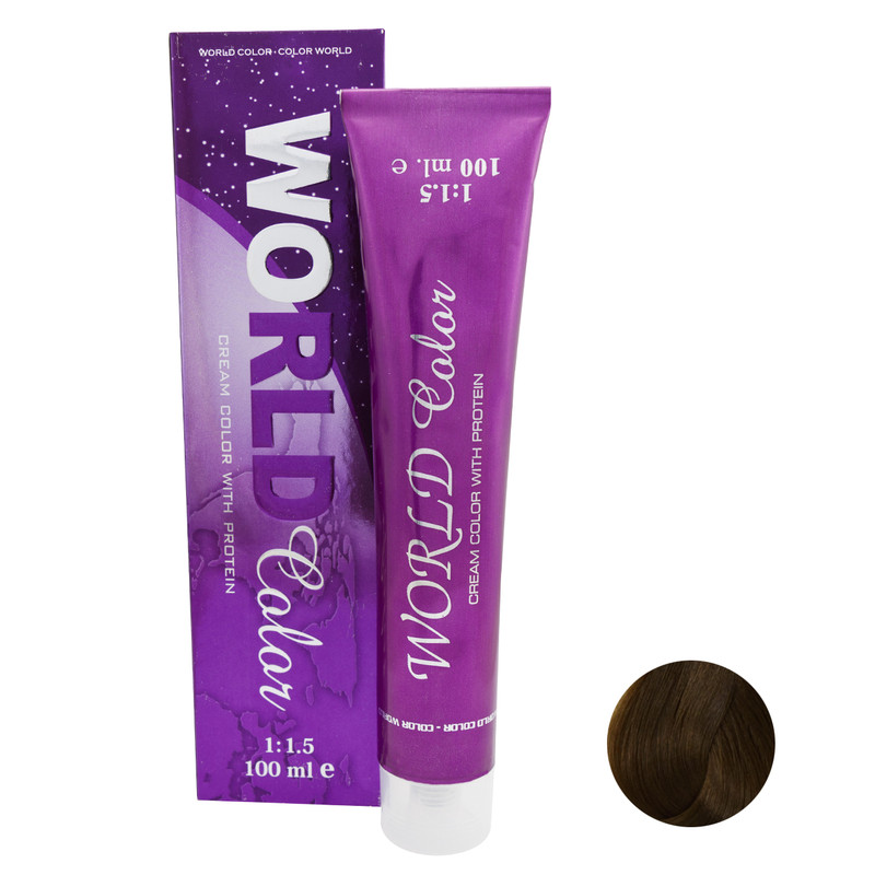 رنگ مو ورد کالر شماره 8.53 حجم 100 میلی لیتر رنگ بلوند کاکائویی روشن