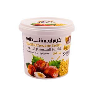 کرم ارده فندقی شیررضا - 185 گرم