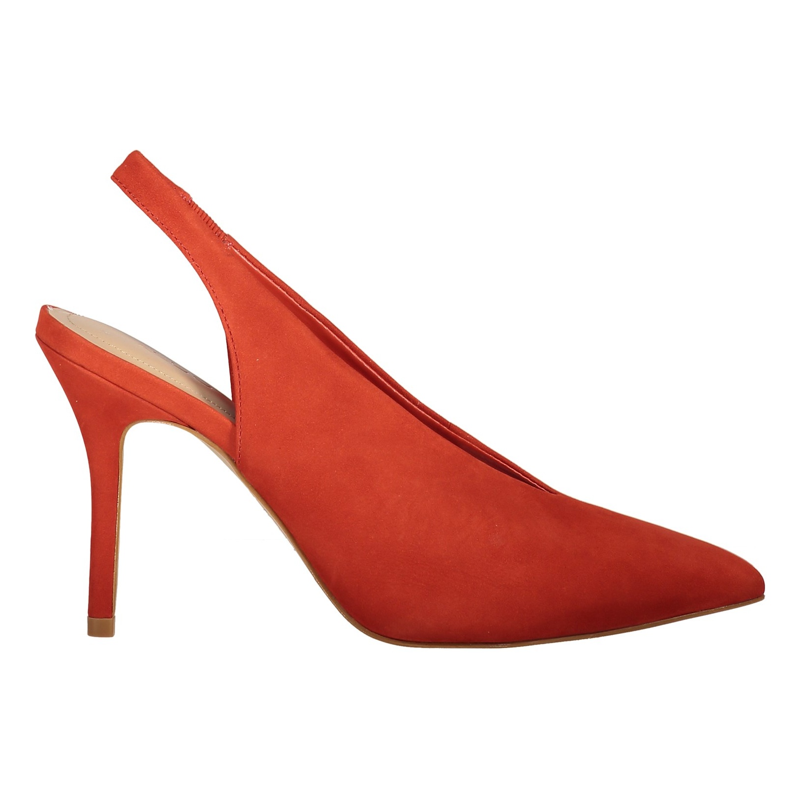 کفش نبوک پاشنه بلند زنانه - آلدو - قرمز - 1