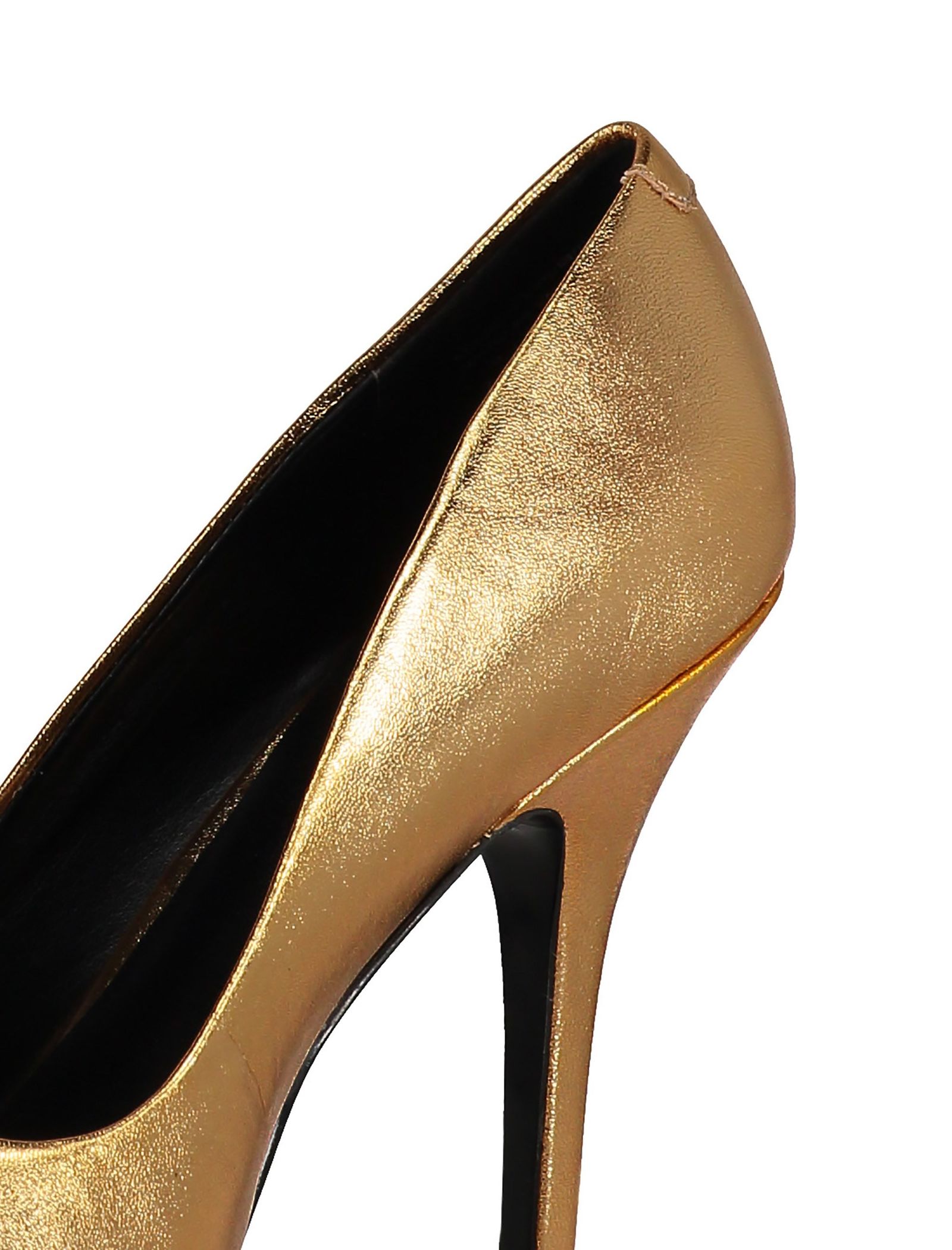 کفش چرم پاشنه بلند زنانه - آلدو - طلايي - 7