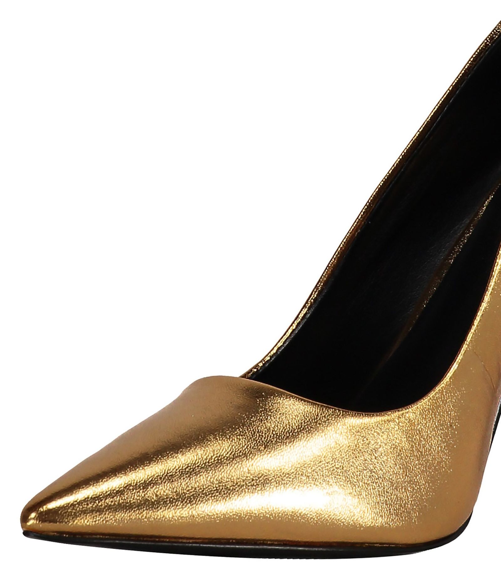 کفش چرم پاشنه بلند زنانه - آلدو - طلايي - 8