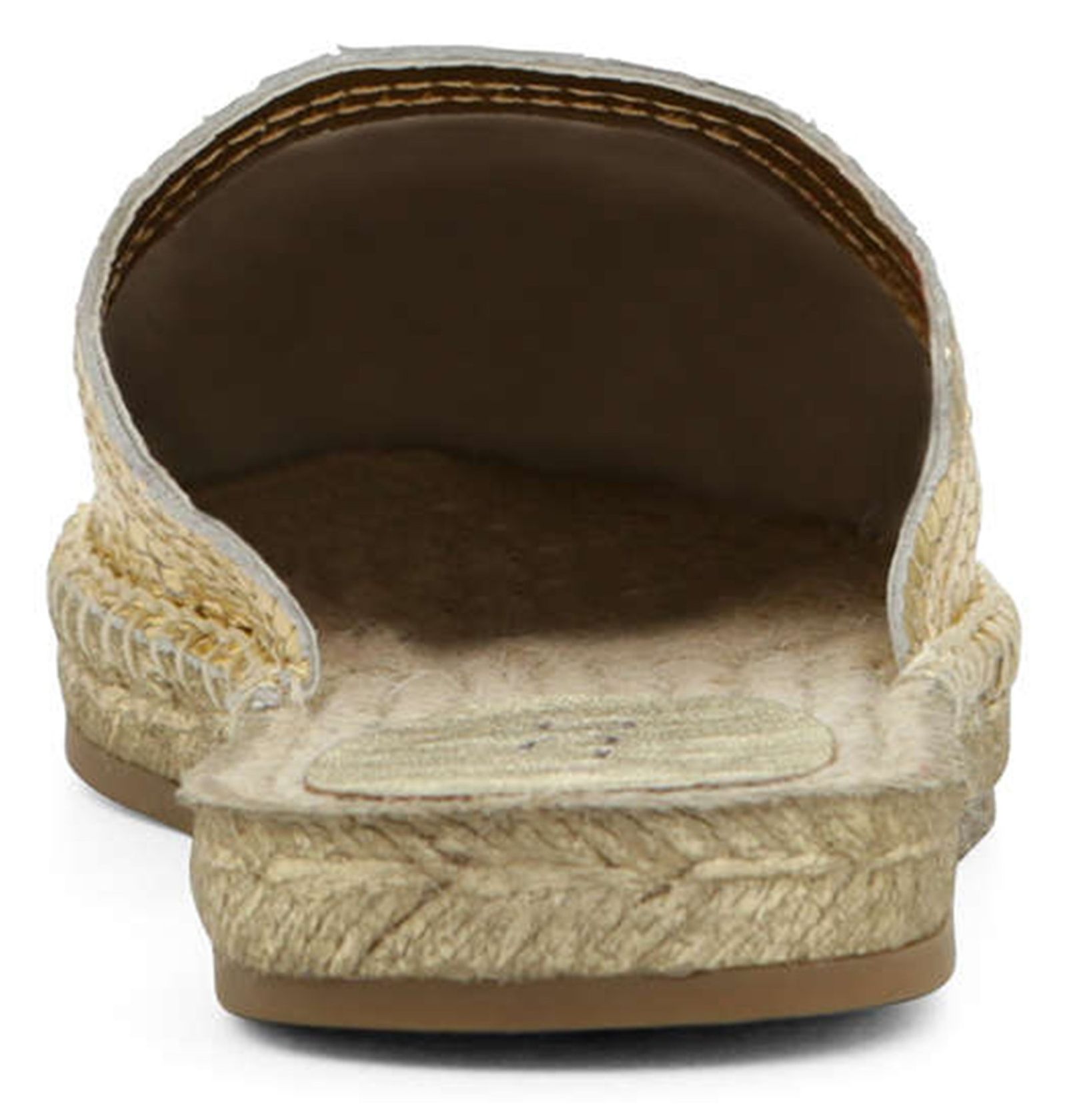 صندل چرم تخت زنانه - آلدو - طلايي - 8