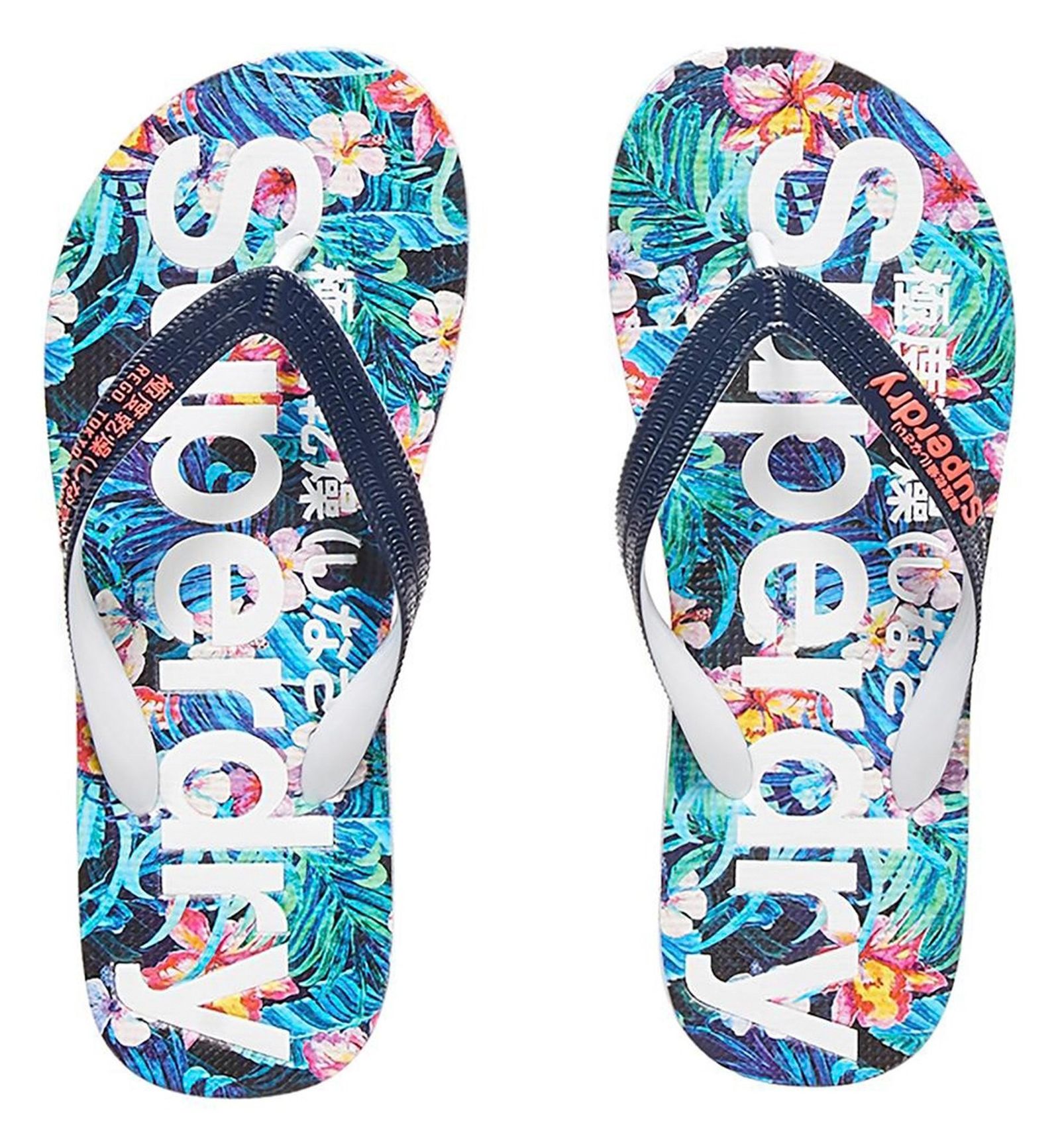 دمپایی لا انگشتی زنانه SUPERDRY AOP - سوپردرای - آبي - 8