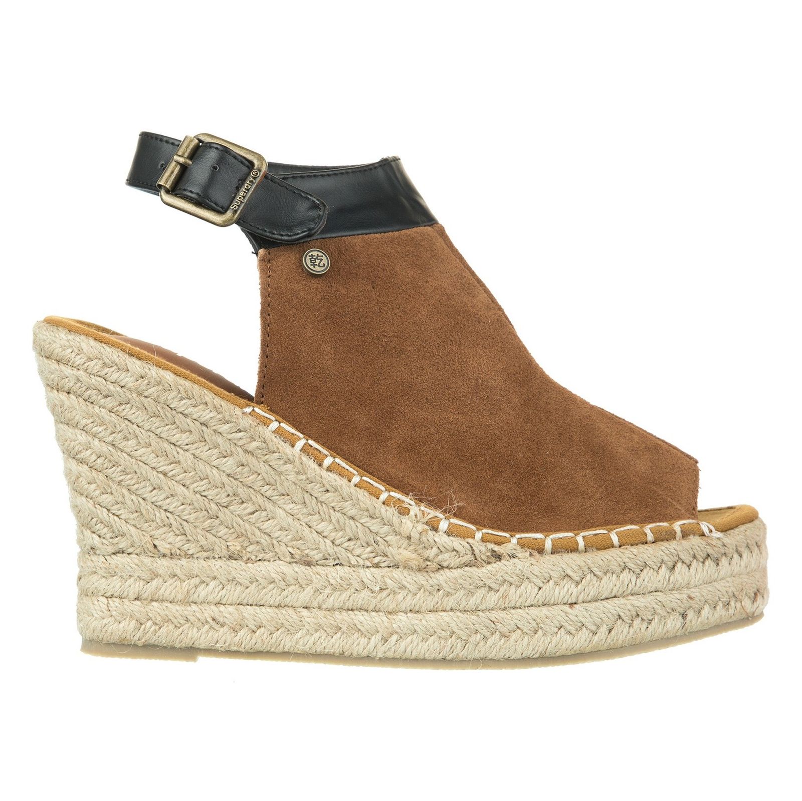 صندل لژ دار جیر زنانه Mia Espadrille - سوپردرای - قهوه اي روشن - 2