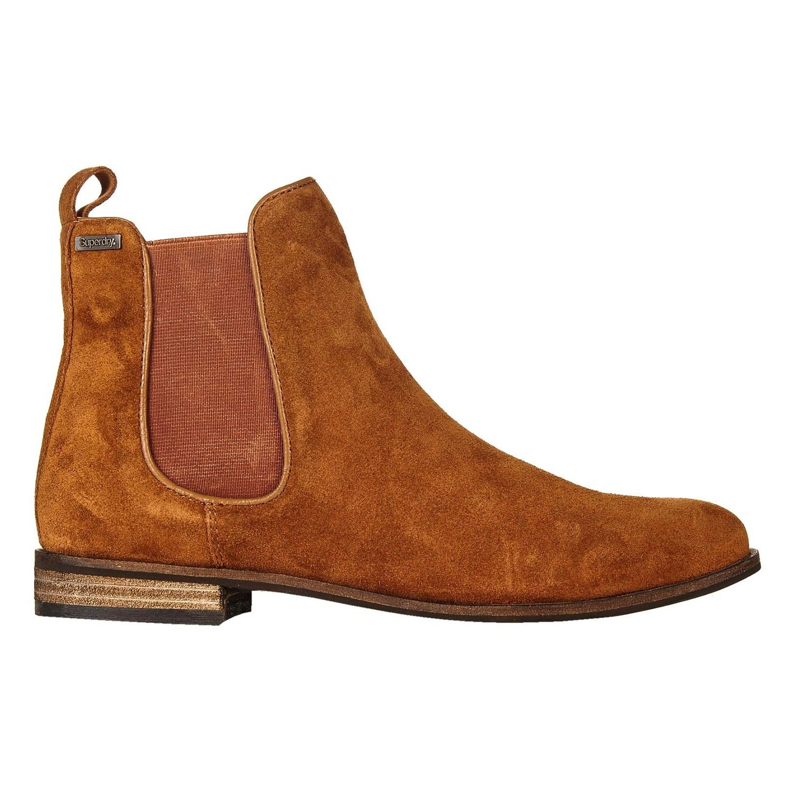 نیم بوت چرم تخت زنانه Millie Suede Chelsea - سوپردرای