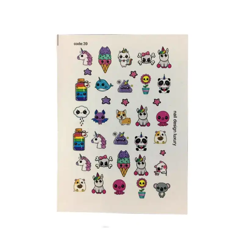 برچسب لنز ناخن مدل C-39