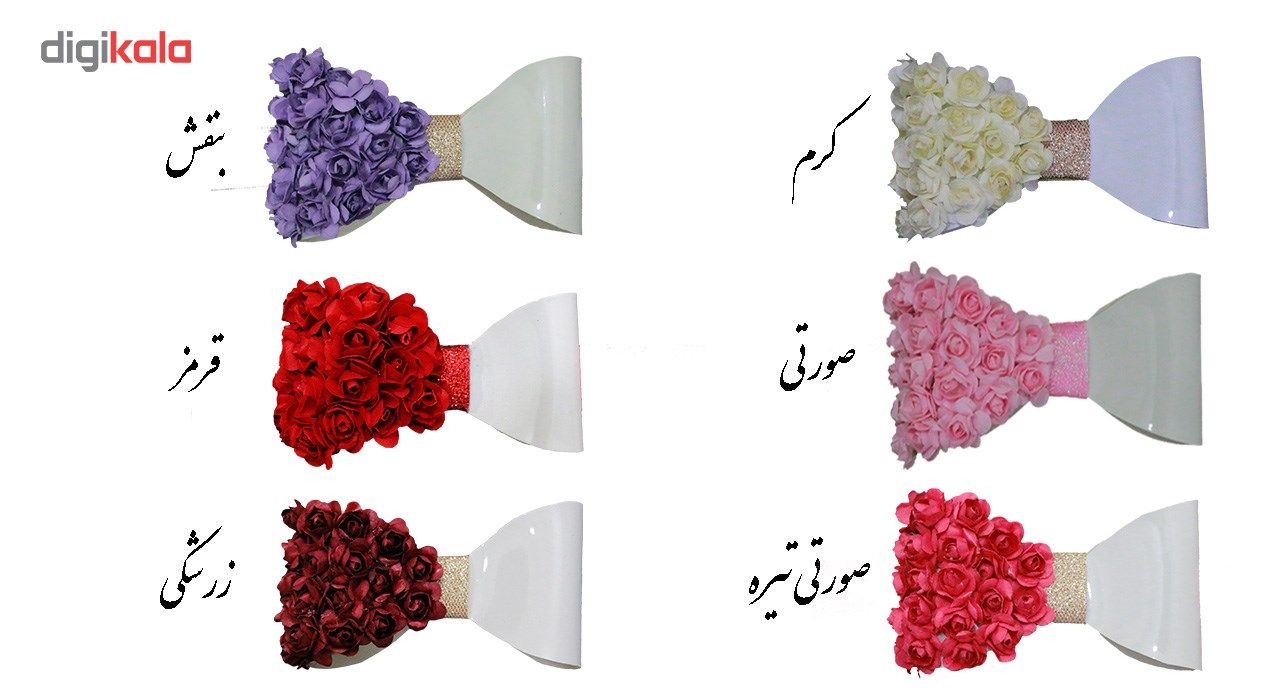 گیره مو پاپیونی طرح غنچه -  - 3